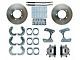 Ford 9-Inch Rear End Disc Brake Conversion Kit without E-Brake; Natural Calipers (66-78 Bronco)