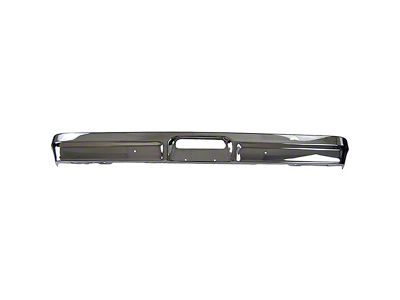 Front Bumper without Impact Strip Holes; Chrome (78-79 Bronco)