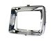 Headlight Bezels; Chrome (78-79 Bronco w/ Rectangular Headlights)