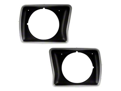 Headlight Bezels (78-79 Bronco w/ Round Headlights)