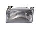 Headlight; Chrome Housing; Clear Lens; Driver Side (92-96 Bronco)