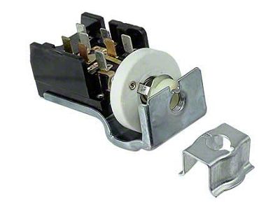 Headlight Switch with Bracket (66-76 Bronco)