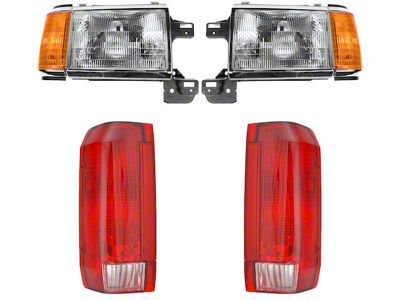 Headlight and Tail Light Kit (Late 90-91 Bronco)