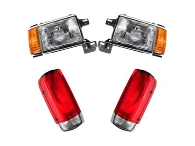 Headlight and Tail Light Kit (87-Early 90 Bronco)