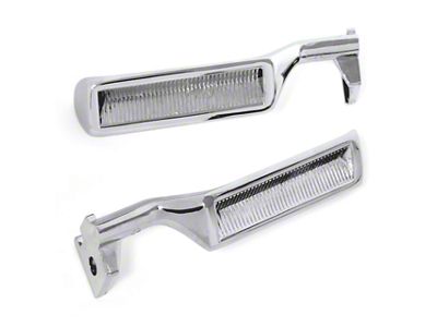 Inside Door Handles; Chrome (87-96 Bronco)