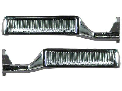 Interior Door Handles; Chrome (80-86 Bronco)