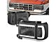 LED DRL Headlights with Clear Corners; Chrome Housing; Smoked Lens (87-91 Bronco)