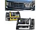 LED Switchback Headlights with Clear Corners; Black Housing; Clear Lens (92-96 Bronco)