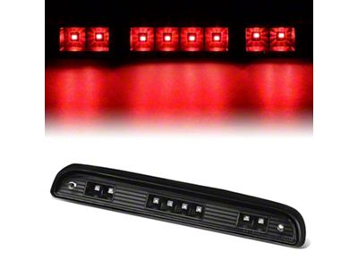 LED Third Brake Light; Black (92-96 Bronco)