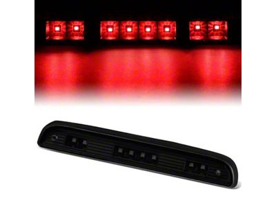 LED Third Brake Light; Black Smoked (92-96 Bronco)