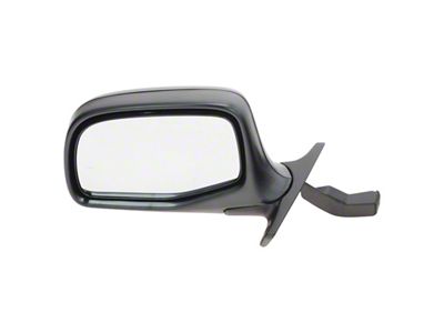 Manual Mirror; Chrome; Driver Side (92-96 Bronco)