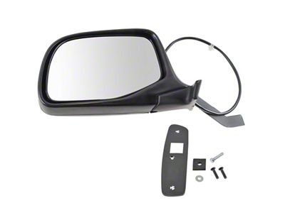 Powered Mirror; Chrome; Driver Side (92-96 Bronco)