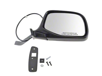 Powered Mirror; Chrome; Passenger Side (92-96 Bronco)