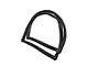 Quarter Window Seal with Trim Groove for Steel Trim; Passenger Side (66-77 Bronco)