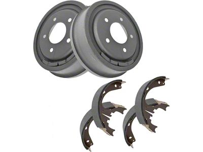 Rear Drum Brake Shoe and Drum Kit (87-96 Bronco)