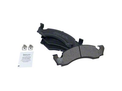 Semi-Metallic Brake Pads; Front Pair (87-93 Bronco)