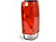 Tail Light; Chrome Housing; Red/Clear Lens; Driver Side (87-89 Bronco)