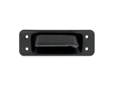 Tailgate Handle Assembly; Black (66-77 Bronco)