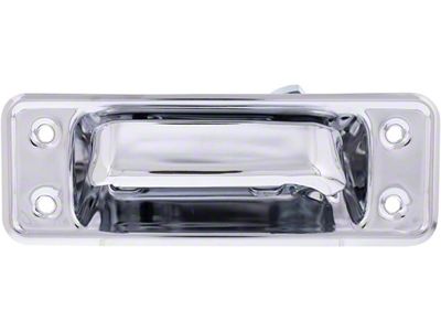 Tailgate Handle Assembly; Chrome (66-77 Bronco)