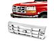 Upper Replacement Grille; Chrome (92-96 Bronco)