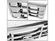 Upper Replacement Grille; Chrome (92-96 Bronco)