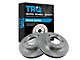 Vented 5-Lug Rotors; Front Pair (76-93 Bronco w/ Auto Locking Hubs)