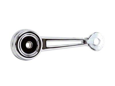 Window Crank Handle; Chrome (68-77 Bronco)