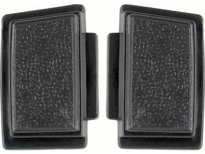 Steering Wheel Horn Buttons; Black (1969 Brookwood)