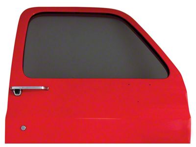 Brothers Trucks 1-Piece Manual Crank Door Window Kit; Clear (73-87 C10, C15, K10, K15, K20; 76-87 Blazer, Jimmy)