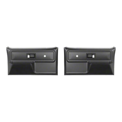 Brothers Trucks Ecklers Door Panels; Black 05-279 (77-80 C10, C15, K10 ...