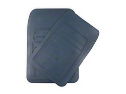 Brothers Trucks Rubber Floor Mats; Blue (88-98 C1500, C2500, C3500, K1500, K2500, K3500)