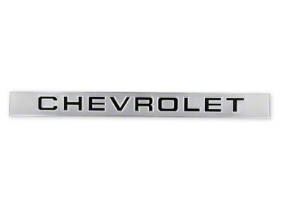 Brothers Trucks Tailgate Emblem with Chevrolet Lettering (88-98 C1500, C2500, C3500, K1500, K2500, K3500)