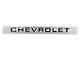 Brothers Trucks Tailgate Emblem with Chevrolet Lettering (88-98 C1500, C2500, C3500, K1500, K2500, K3500)