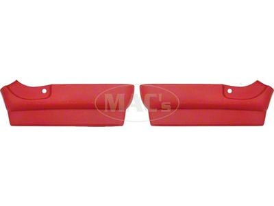 Bucket Seat Side Skirts - Falcon Except Convertible - Red