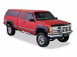 Bushwacker Pocket Style Fender Flares; Front and Rear; Matte Black (88-00 C1500/C2500/C3500/K1500/K2500/K3500 Fleetside)