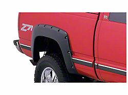 Bushwacker Pocket Style Fender Flares; Rear; Matte Black (88-00 C1500/C2500/C3500/K1500/K2500/K3500 Fleetside)