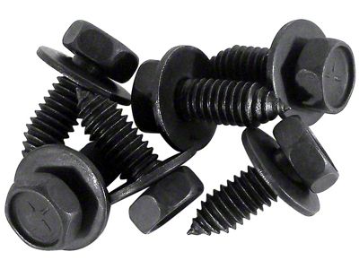 CA Battery Tray/Engine Compartment Bolt Kit; 6-Pieces (68-82 Corvette C3)