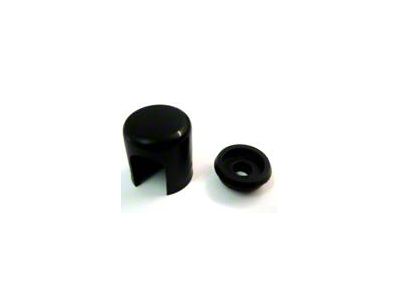 CA Alternator Cap and Retainer; Black (67-75 Camaro)