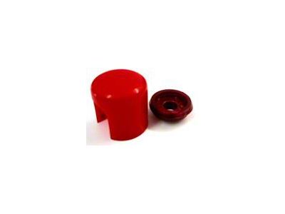 CA Alternator Cap and Retainer; Red (67-75 Camaro)