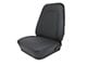 CA Standard Interior Leather Front Bucket Seat Upholstery; Black (1969 Camaro)