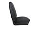 CA Standard Interior Leather Front Bucket Seat Upholstery; Black (1969 Camaro)