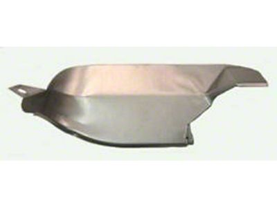 Starter Heat Shield; 1st Design; Brushed (67-72 Camaro)