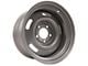 CA Rallye 4-Wheel Kit with Replacement Hubcaps and Stainless Steel Trim Rings; 15x8 (68-73 Chevelle)