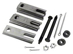 1963-1982 Corvette 18pc Slotted Trailing Arm Shim Kit with Stainless Shims and Hardware Kit