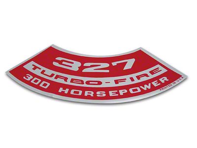 CA 327/300 Air Cleaner Decal (67-68 Corvette C2 & C3)