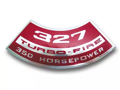 CA 327/350 Air Cleaner Decal (67-68 Corvette C2 & C3)