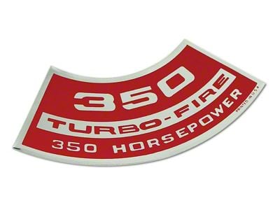 CA 350/350 Air Cleaner Decal (69-70 Corvette C3)