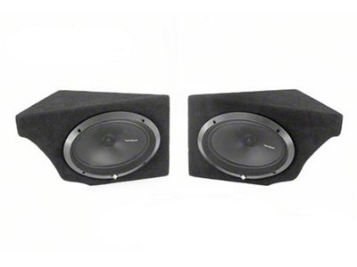 1978-1982 Corvette 45 Degree Tuck Away Speaker System with Rockford Fosgate Speakers