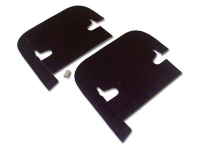 CA 1967 Corvette A-Arm Dust Covers with Stainless Steel Staples