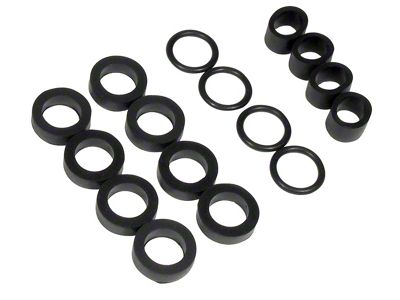 CA 1953-1962 Corvette A-Arm Pivot Shaft Seal Kit. 16 Piece